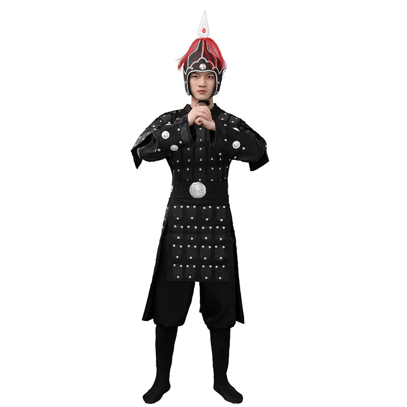 Mans Ancient Chinese General Armour Halloween Cosplay Costume