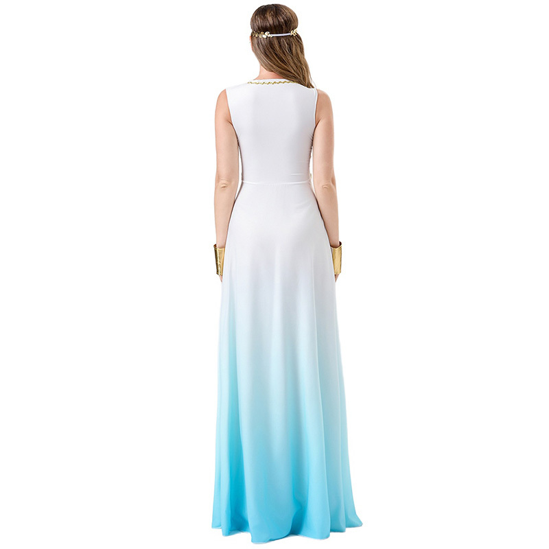 Greek Goddess Womens Halloween Cosplay Party Dress Costume