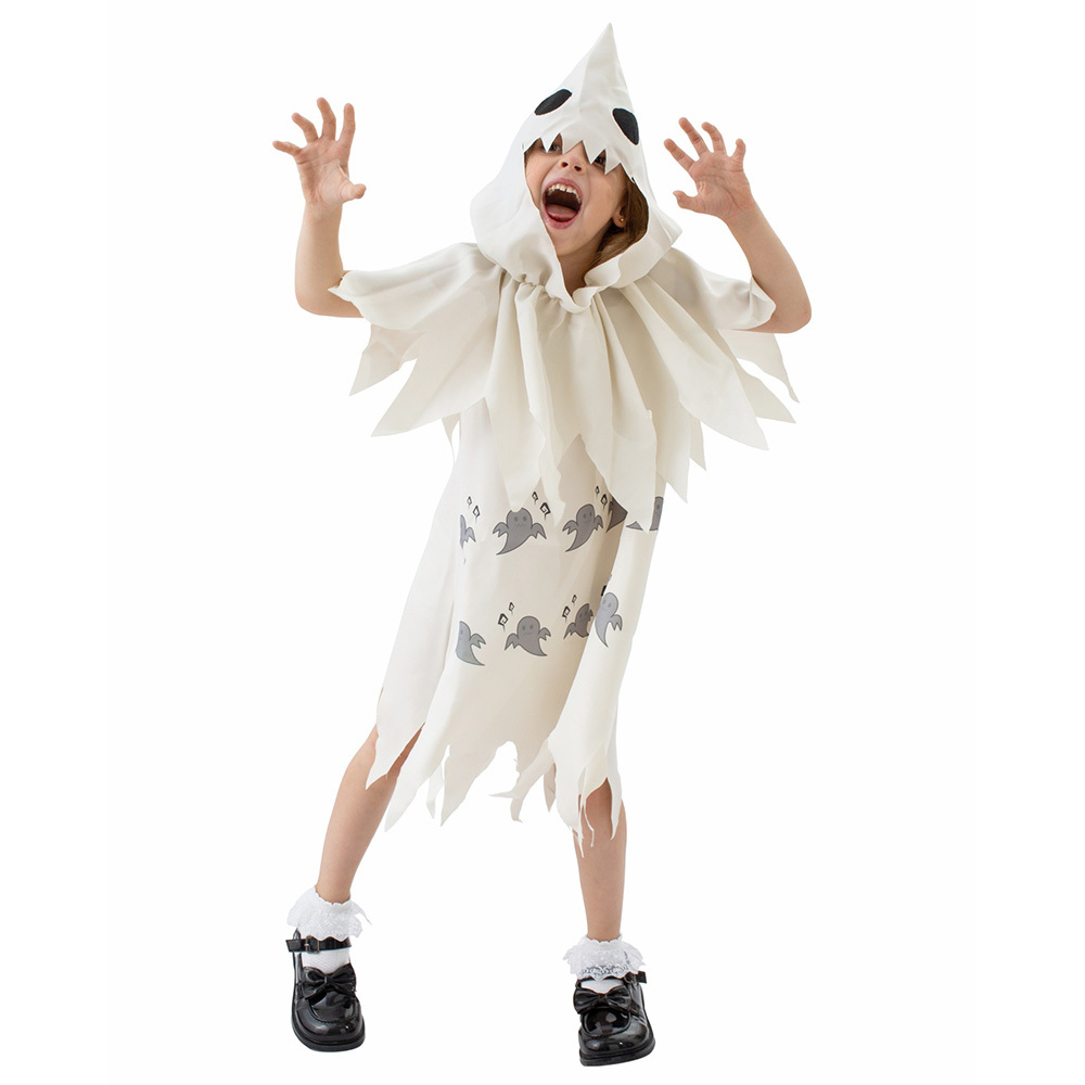 Naughty Little Ghost Kids Halloween School Play Cosplay Party Costume