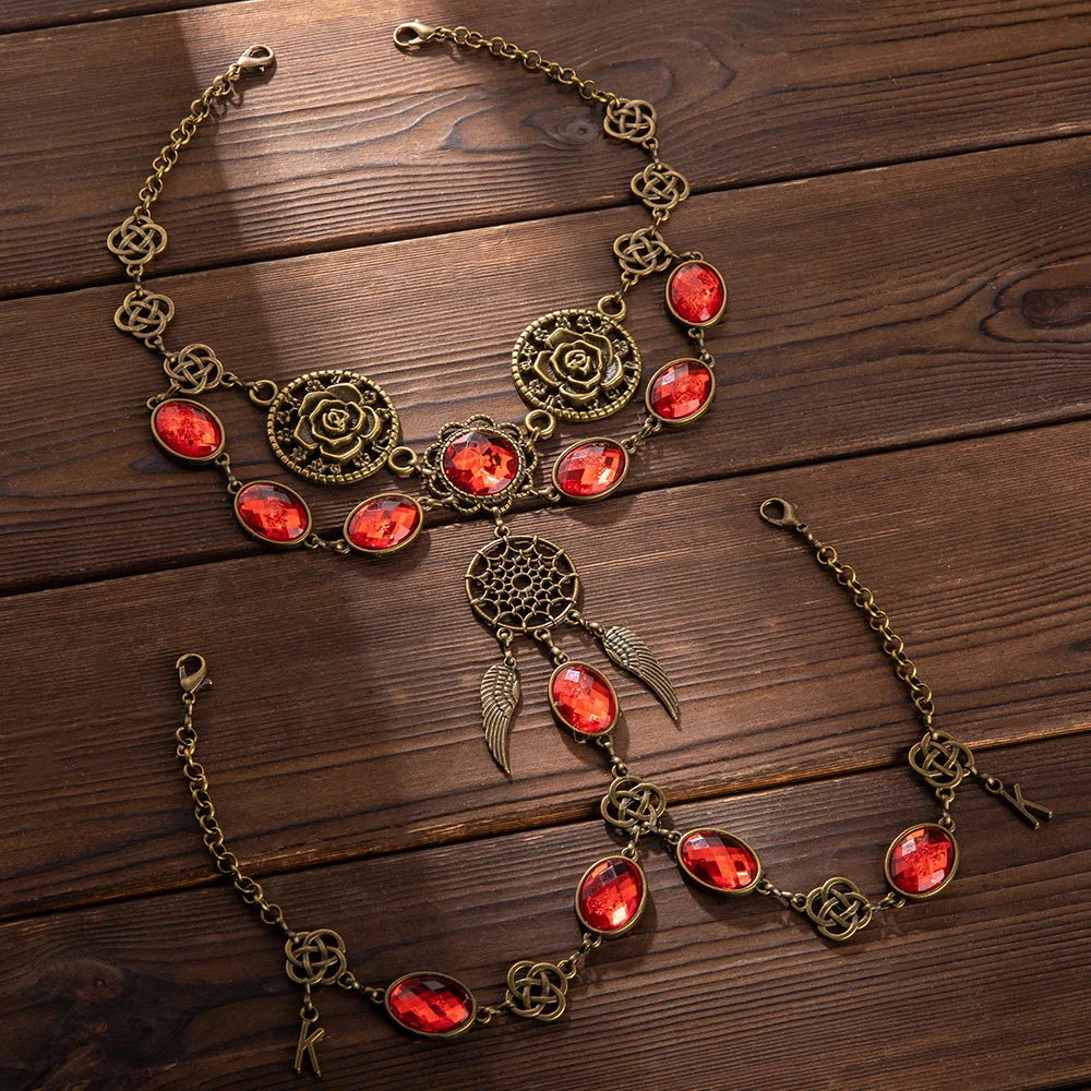 Personalized Medieval Horse Tack Horse Face Jewelry Antique Bronze Show Bridle Browband with Birthstone and Initial Gift for Equestrian