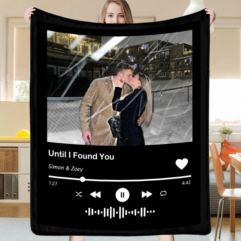 Custom Music Photo Blanket
