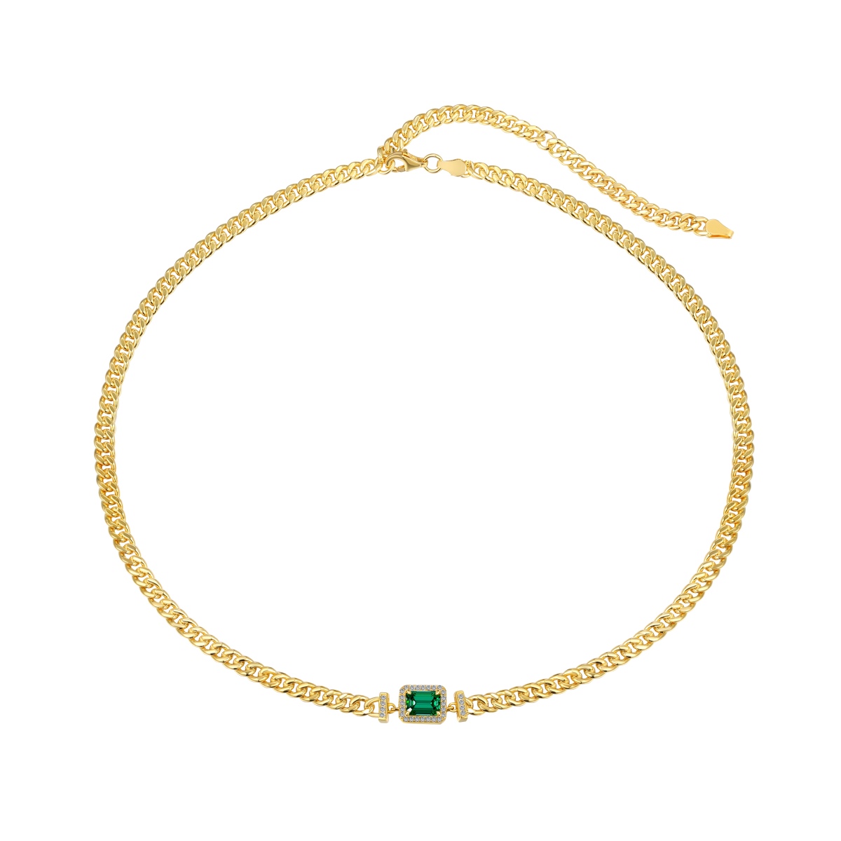 Classic Cuban Emerald Necklace