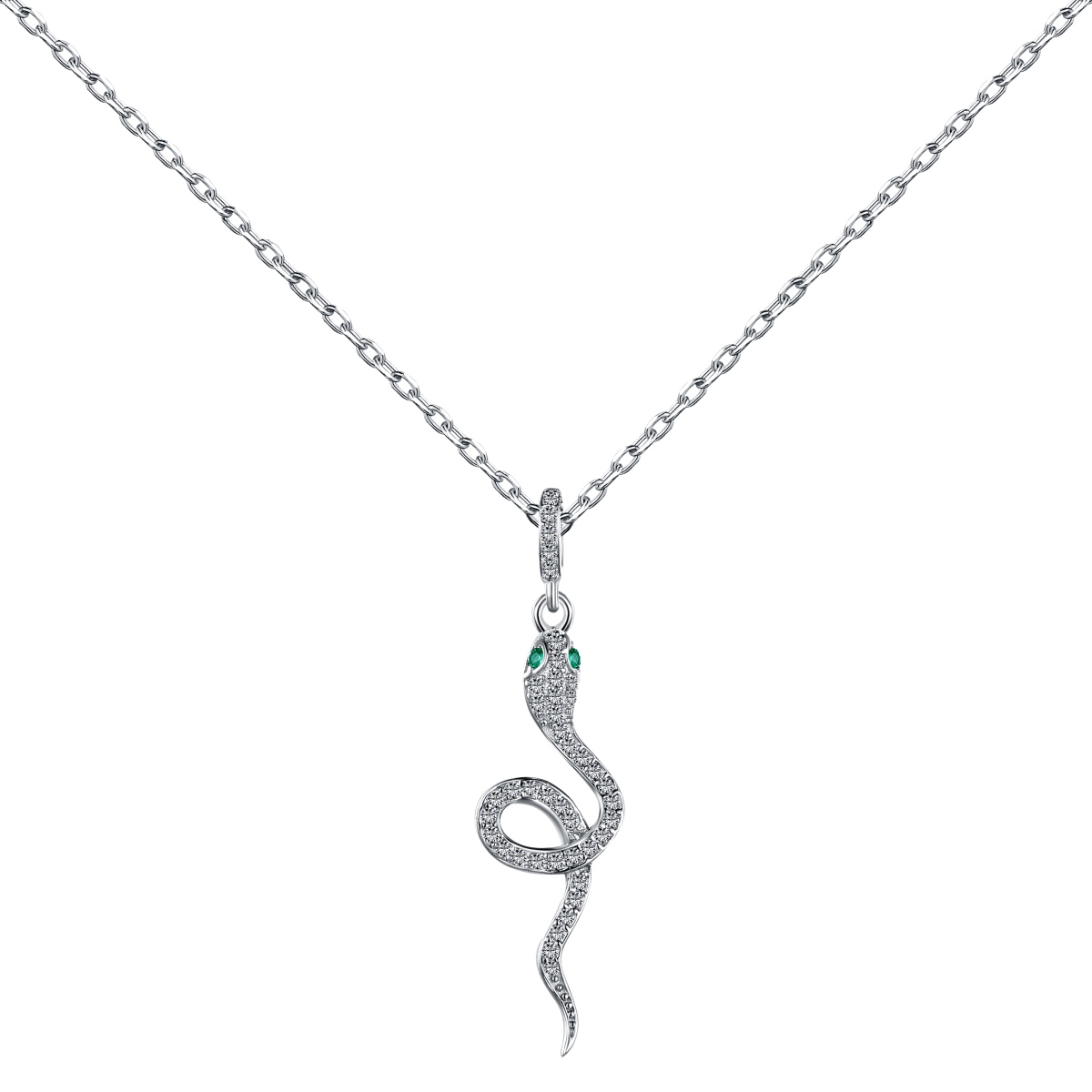Phantom Snake Sterling Silver Necklace