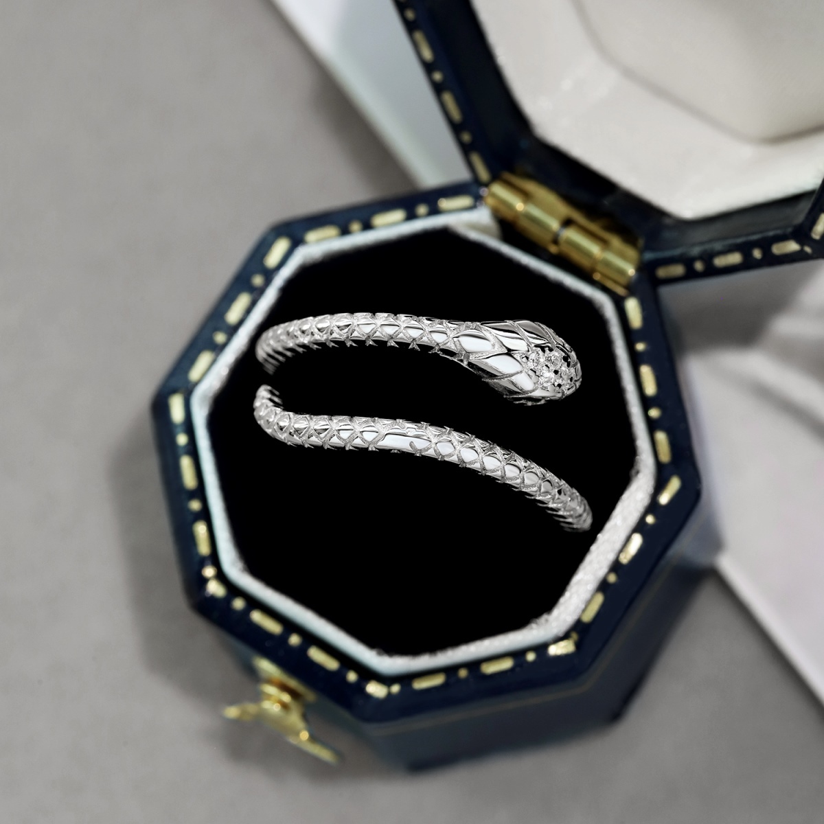 Phantom Snake Sterling Silver Ring
