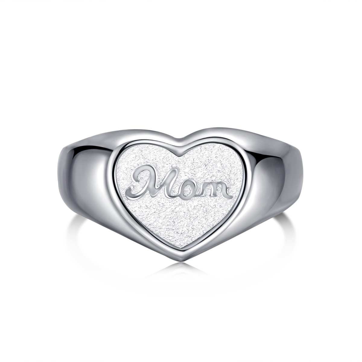 MOM Heart Ring