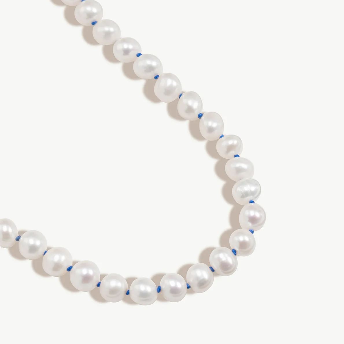 Knotted Pearl Necklace