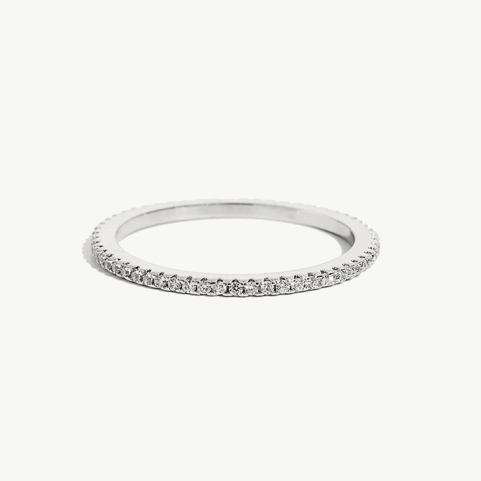 Delicate Pave Tennis Ring