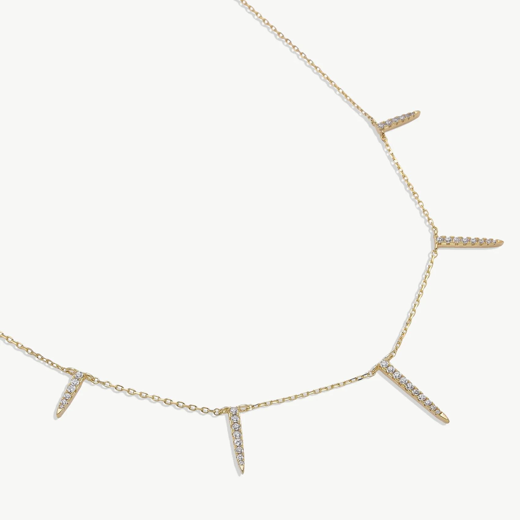 Pave Icicle Necklace