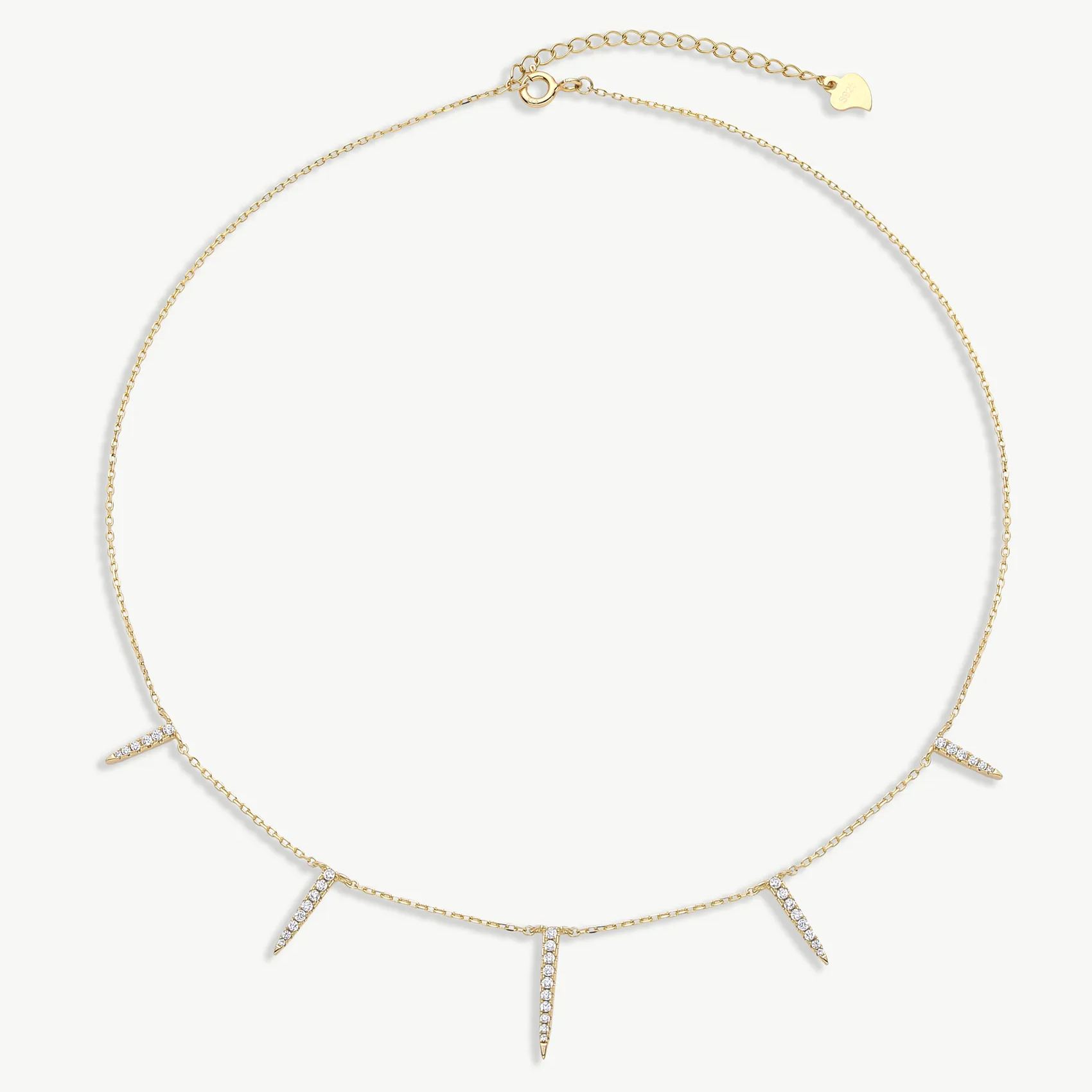 Pave Icicle Necklace