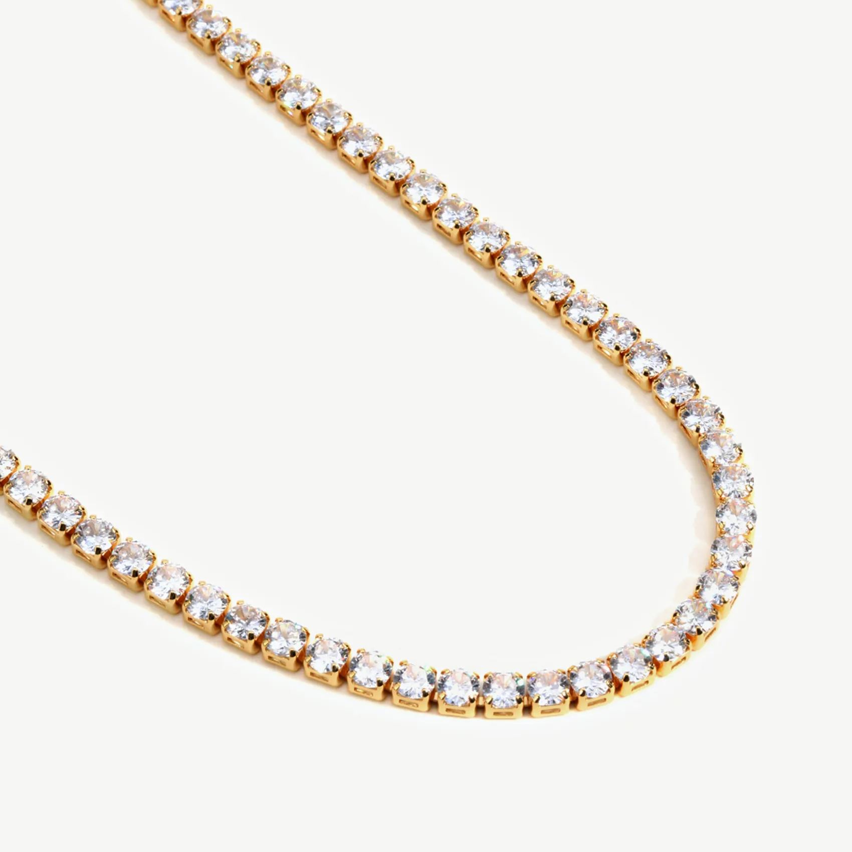 Timeless Tennis Necklace-Gold
