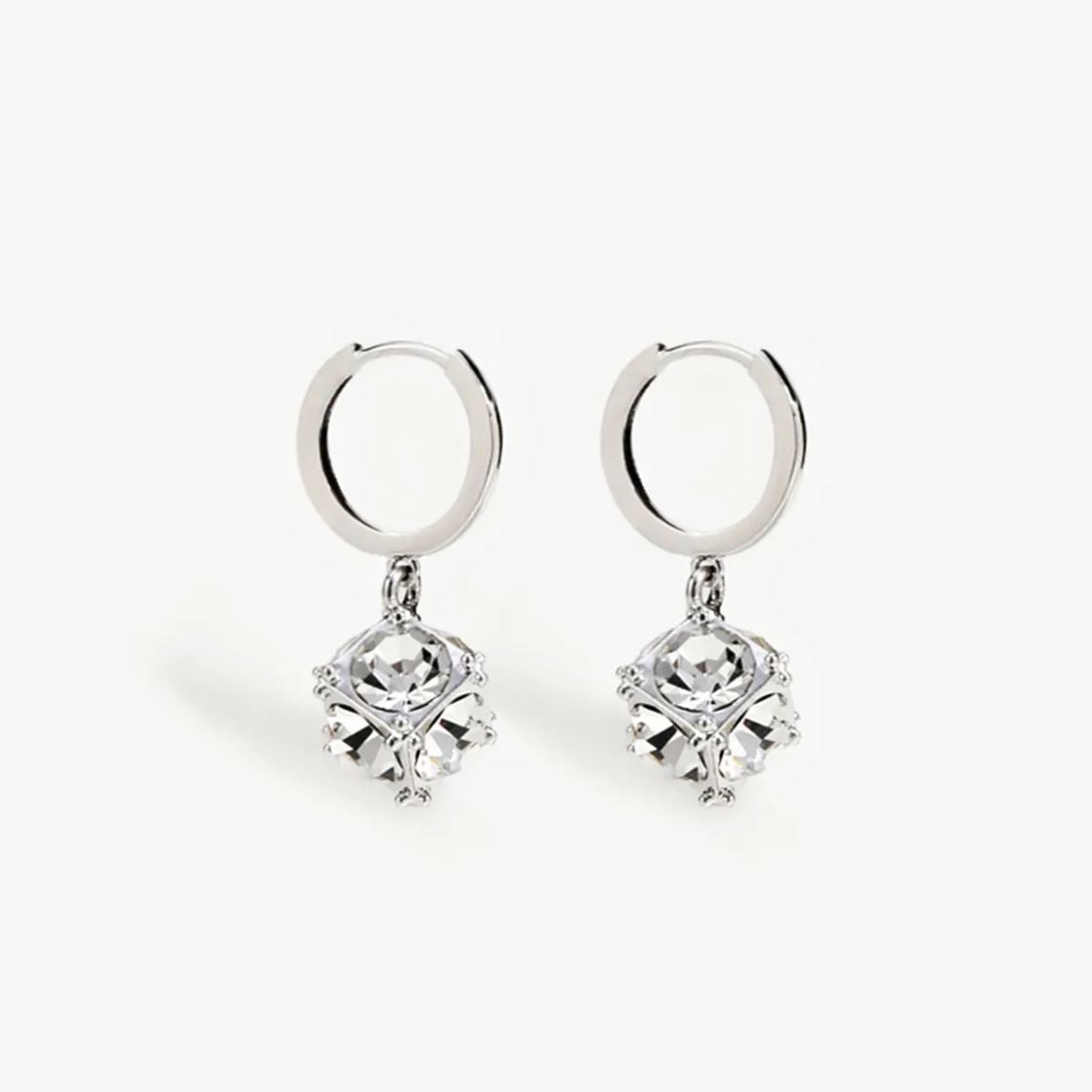 Glacier Gleam Hoop Earrings