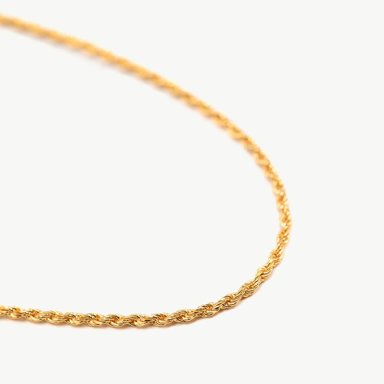Tiny Rope Chain Necklace