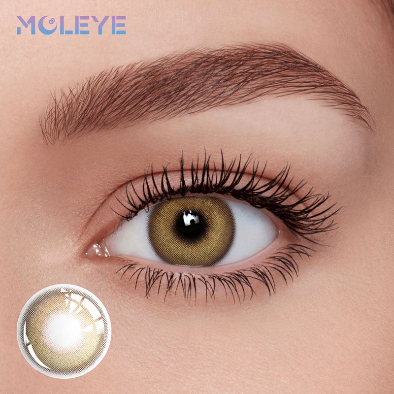 MCLEYE Pole Star Brown Yearly Colored Contact Lenses