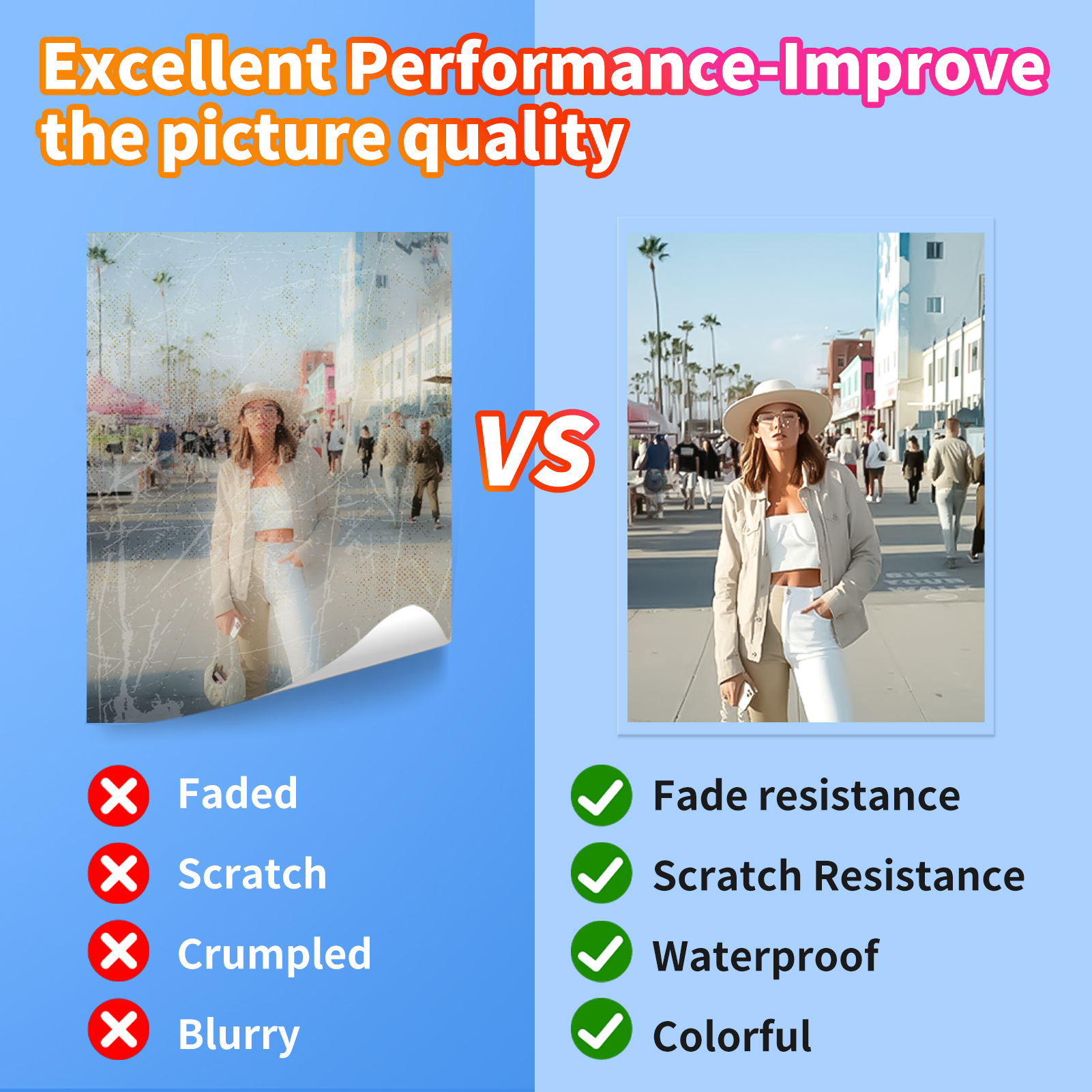 Uinkit 4Mil Self-Adhesive Laminating Sheets, 8.7 x 12.2 Inches Clear Self Sealing Laminating Sheets Suitable for 8.5x11 inches Letter Size, No Machine Needed