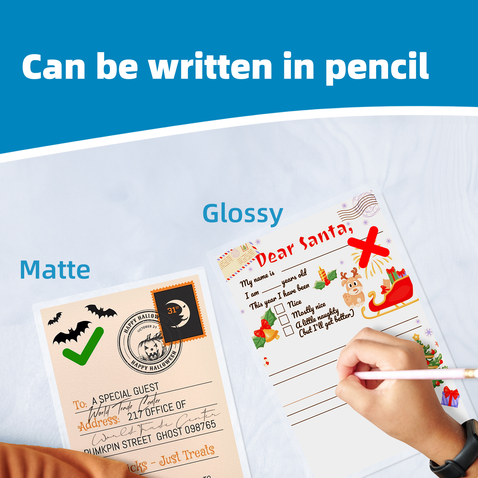 Uinkit Matte Thermal Laminating Pouches, 9 x 11.5 Inches 3 Mil Thick Matte Finish 30/50/100 Pack Fitted for Letter Size Laminating Sheets 8.5 x 11