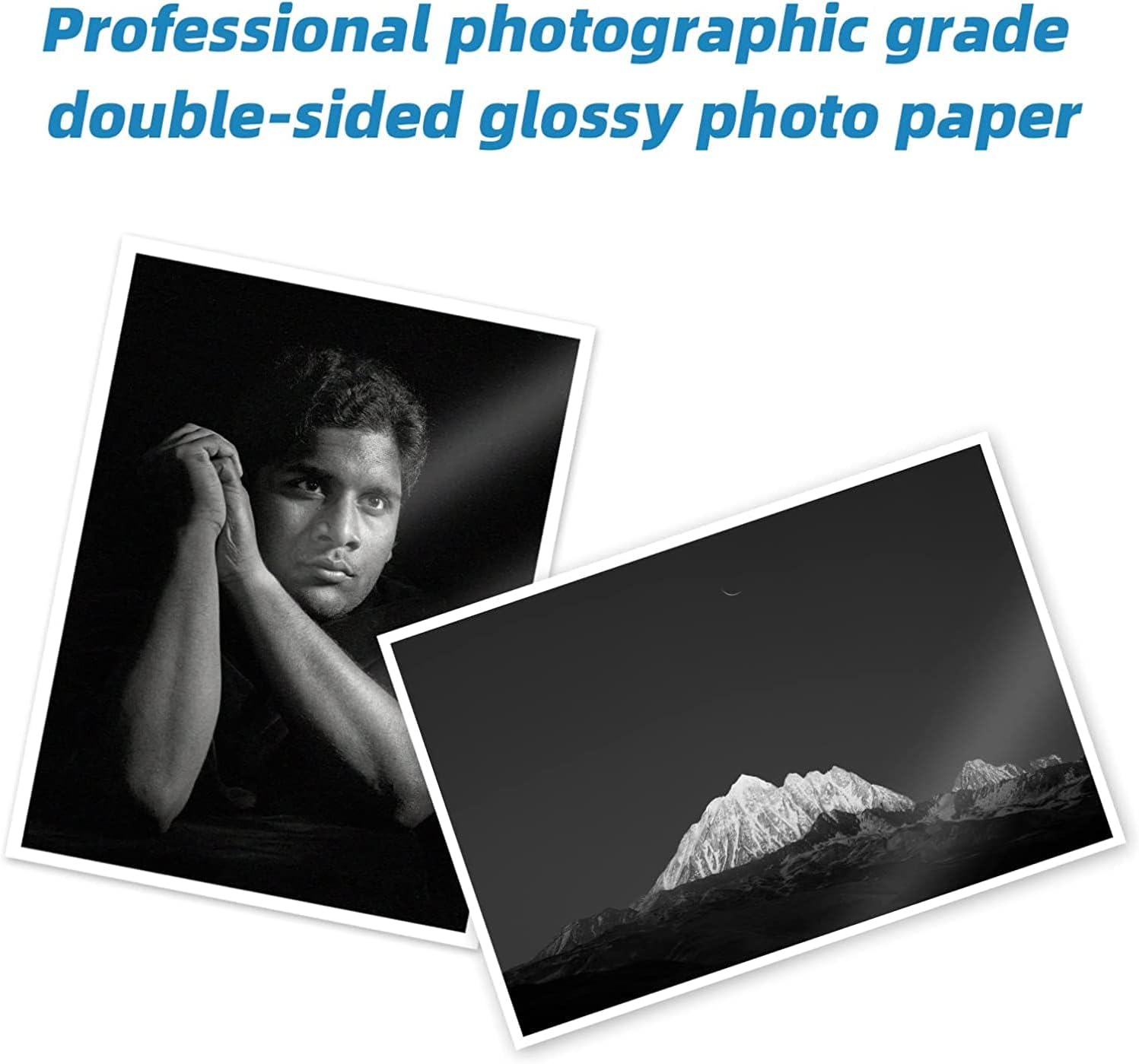 Uinkit Thick Photo Paper 8.5x11 inches 100sheets Double Sides Glossy Heavyweight Photo Paper 300gsm Only Suitable for Professional Inkjet Printer UP054