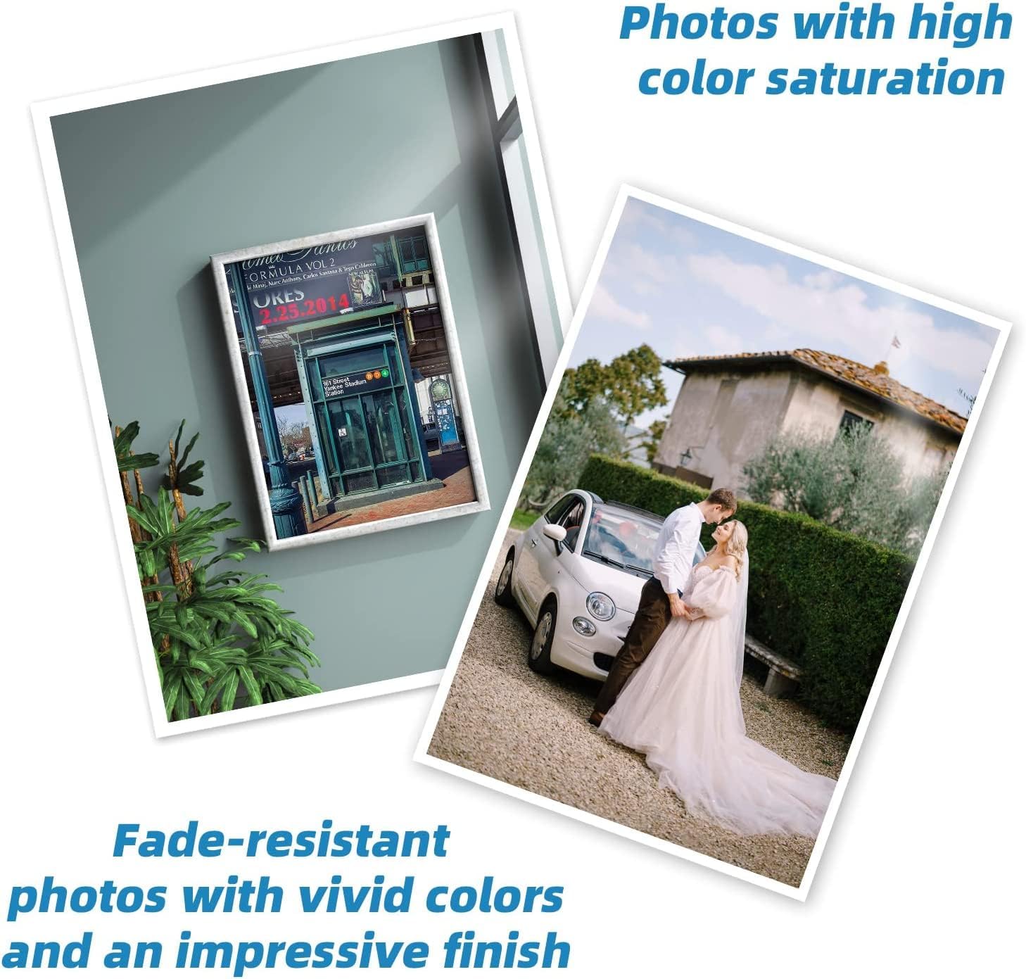 Uinkit Thick Photo Paper 8.5x11 inches 100sheets Double Sides Glossy Heavyweight Photo Paper 300gsm Only Suitable for Professional Inkjet Printer UP054