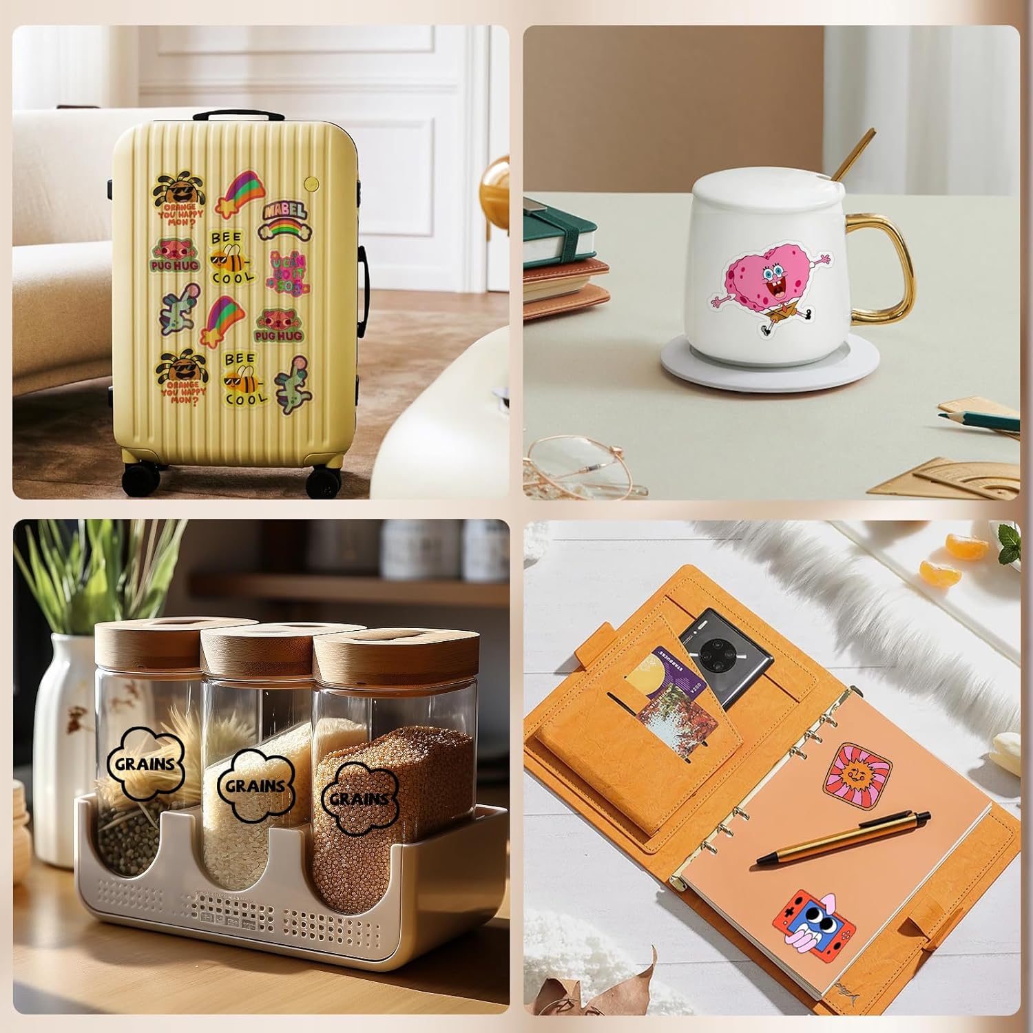 Uinkit Printable Premium  Vinyl Sticker for Inkjet Printer 11x17 inch 10Sheets  Matte White Sticker Paper Waterproof Adhesive Vivid Colors US036