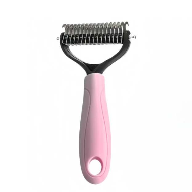 Dual-Sided Pet Grooming Comb for Dogs & Cats