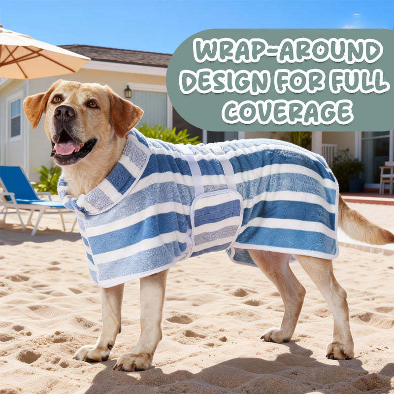 🐶 Pet Quick-Dry Bathrobe Towe