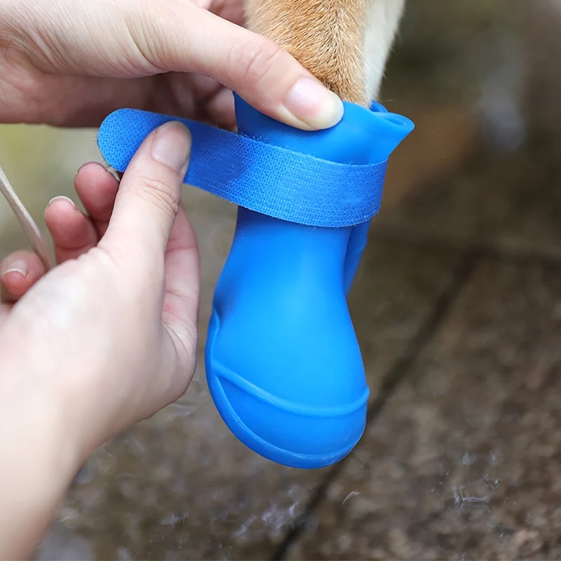 4 PCS Waterproof Boots For Cats and Dogs - Perfect For Outdoor Adventures!
