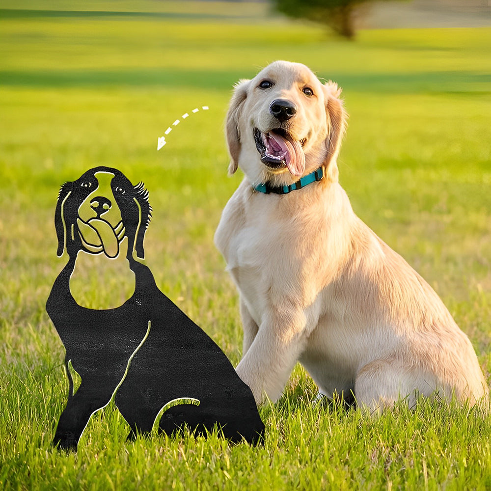 🐕🎁Customize Metal Art Animal Silhouette 💕Add a Cheerful Atmosphere to Your Garden🤩