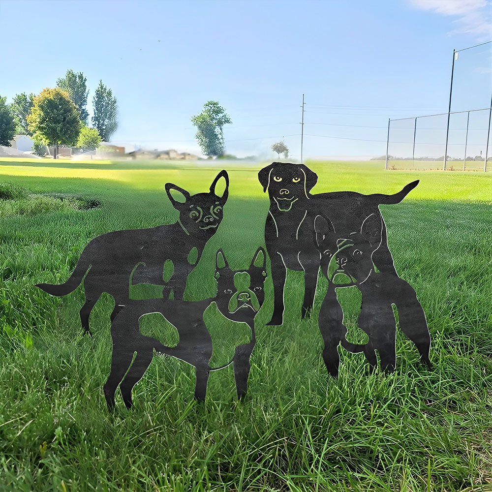 🐕🎁Customize Metal Art Animal Silhouette 💕Add a Cheerful Atmosphere to Your Garden🤩