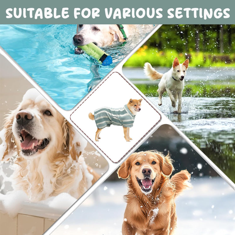 🐶 Pet Quick-Dry Bathrobe Towe