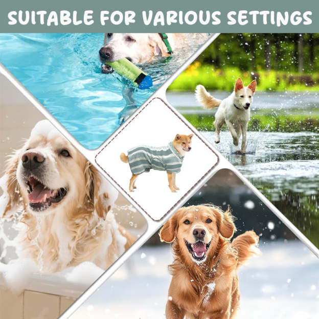 🐶 Pet Quick-Dry Bathrobe Towe