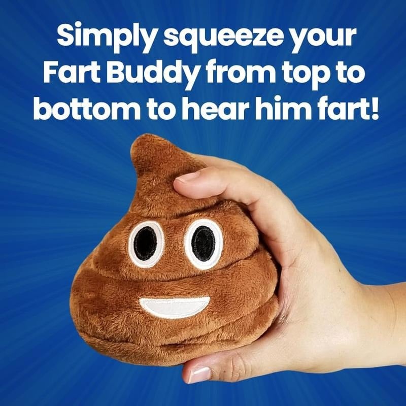 💥Funny Talking Poop Plush Toy – Makes Fart Sounds!✨(Safe, Non-Toxic & Kid/Pet Friendly)