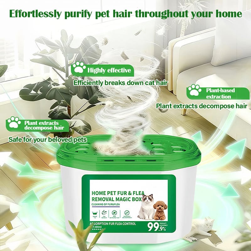 🔥2026 SALE - Home Pet Fur & Odor Removal Magic Box