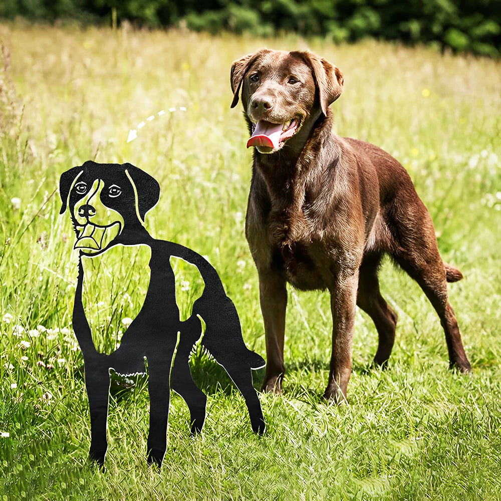 🐕🎁Customize Metal Art Animal Silhouette 💕Add a Cheerful Atmosphere to Your Garden🤩