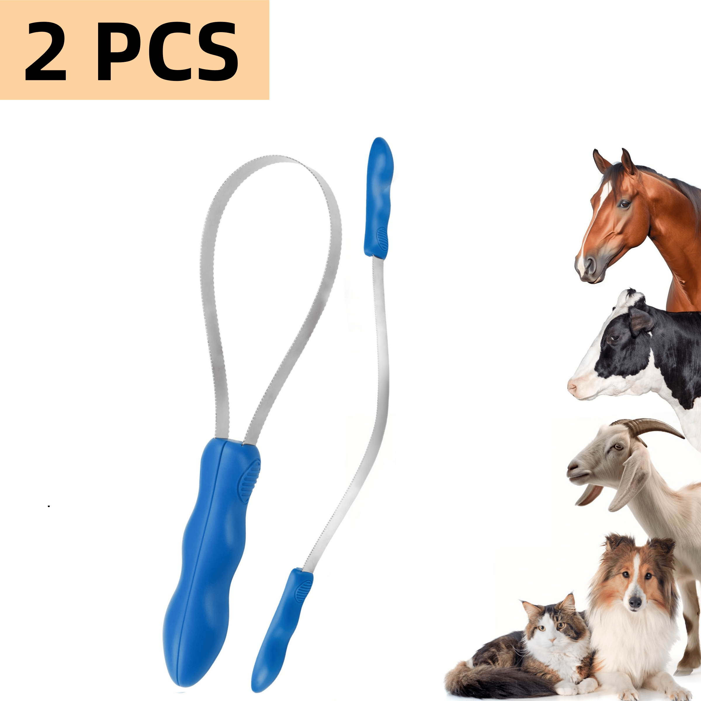 Dual-Sided Shedding Blade Pet Hair Brush