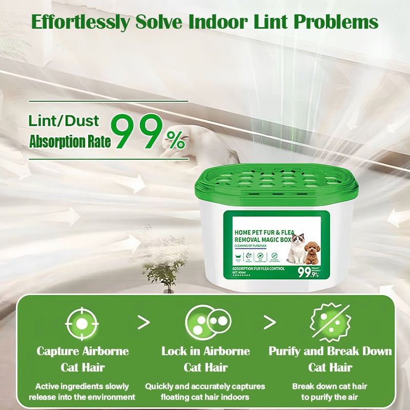 🔥2026 SALE - Home Pet Fur & Odor Removal Magic Box