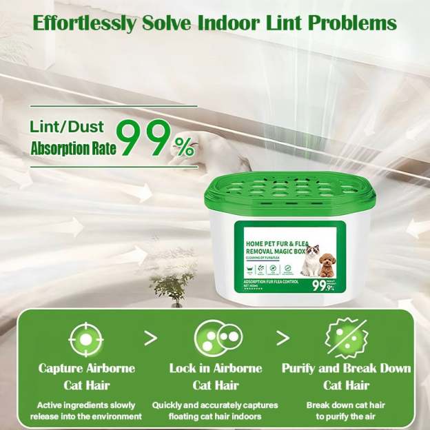 🔥2026 SALE - Home Pet Fur & Odor Removal Magic Box