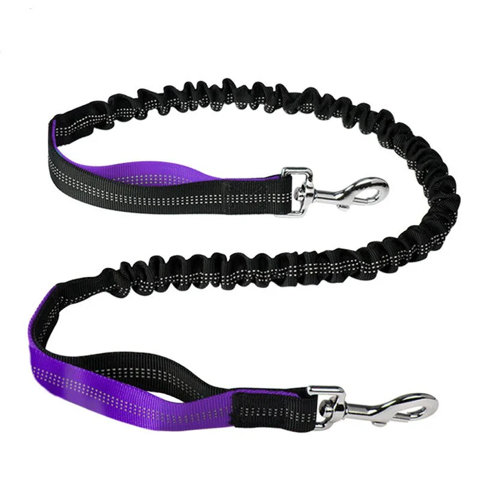 Hands-Free Reflective Dog Leash with Waist Zipper Pocket