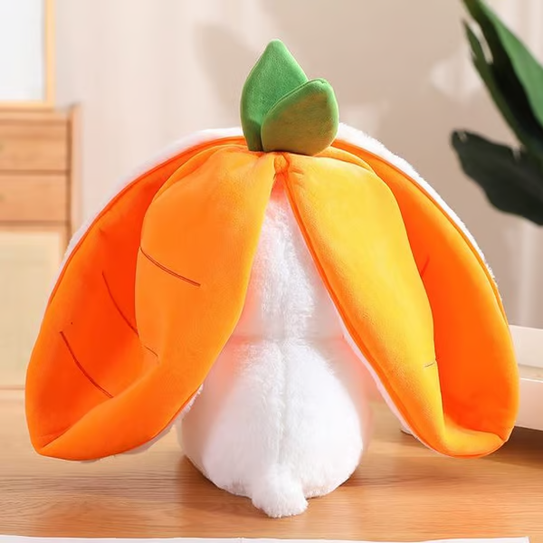 🔥2025 HOT SALE - 49% OFF🔥Strawberry Bunny Transformed into Little Rabbit Fruit Doll Plush Toy