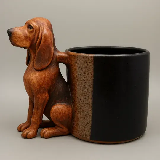 🐕Handmade Dachshund Mug