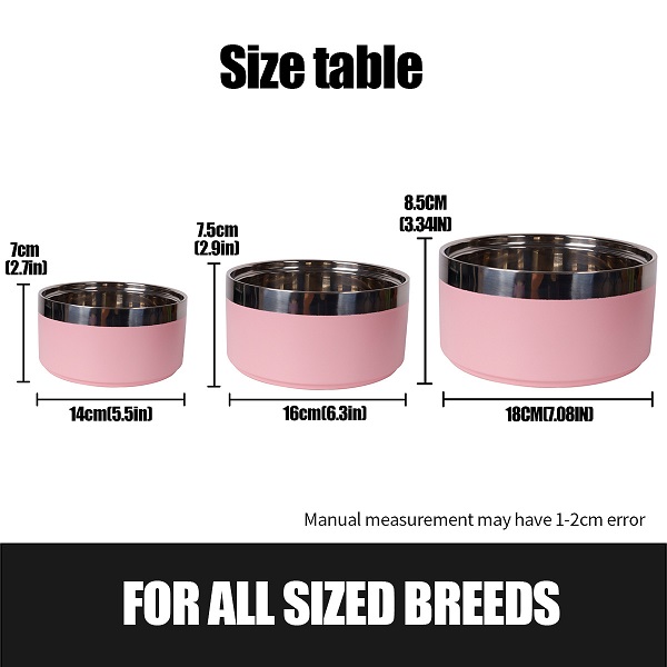 Personalized Pet Photo Food-grade Stainless Steel Dog Cat Bowl