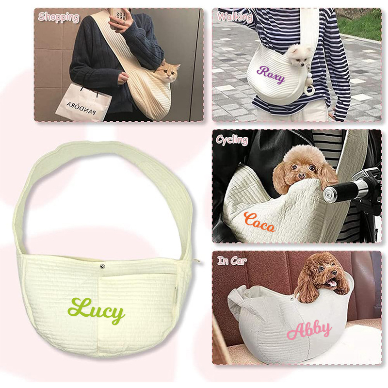 Personalized Pet Sling Carrier