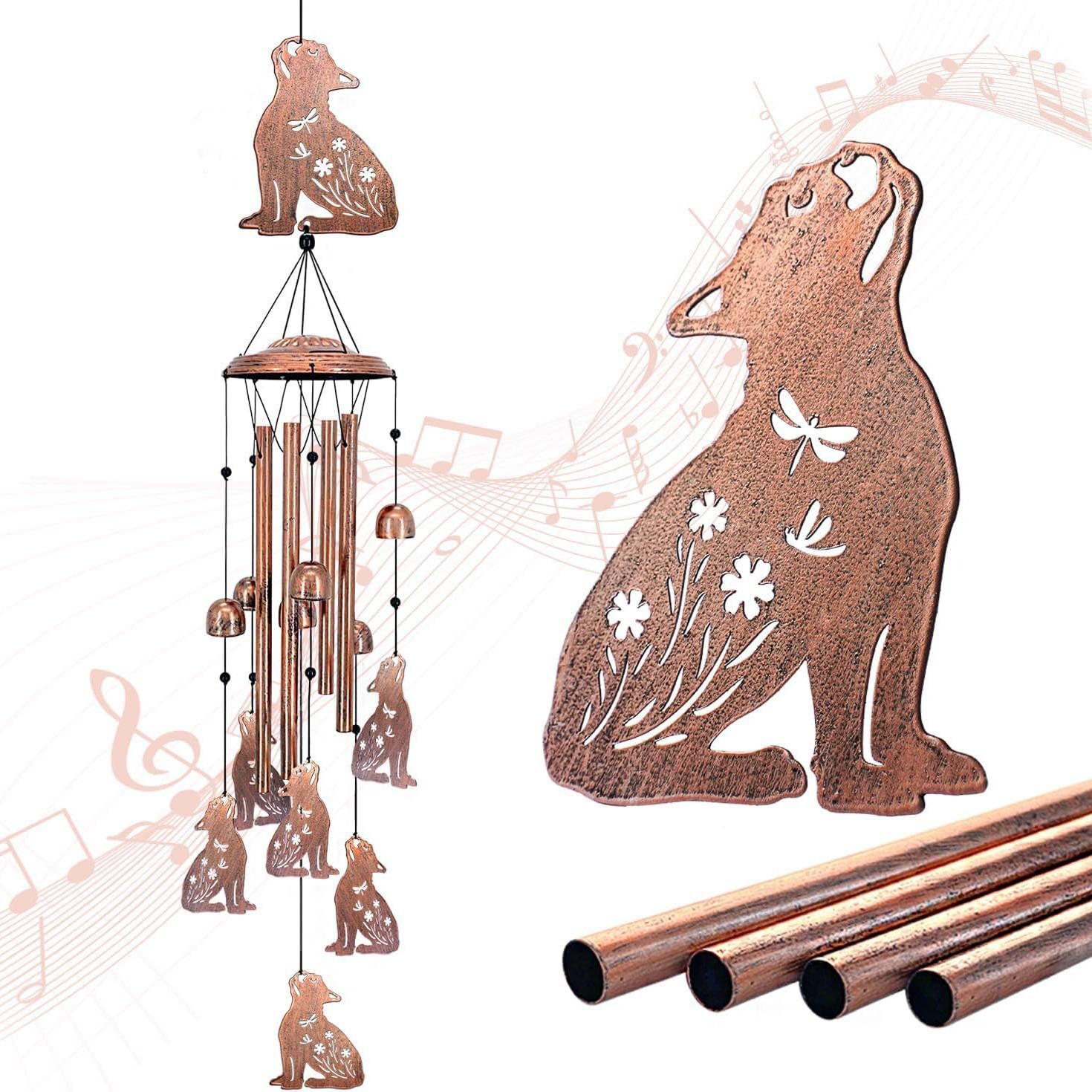 Creative Animal Wind Chimes – Heartwarming Gift for Any Occasion