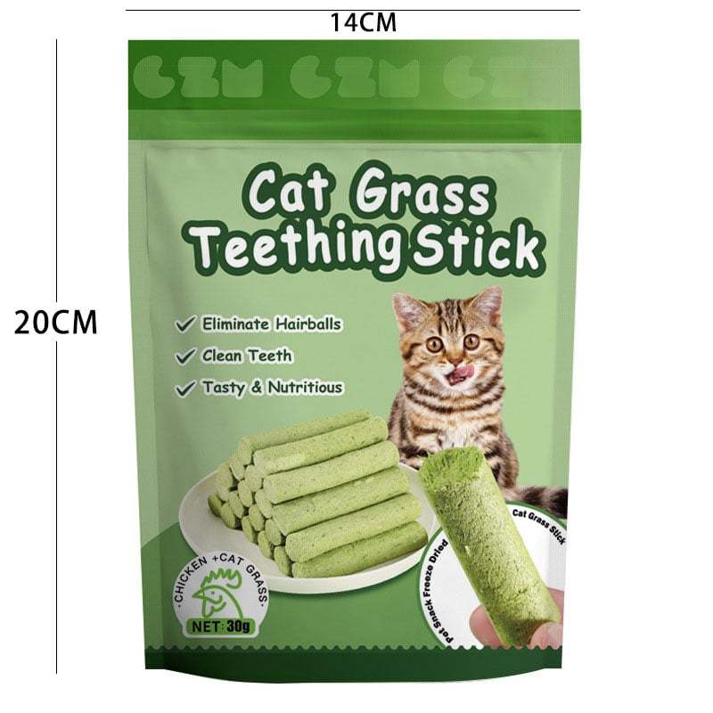 Cat Grass Teething Sticks