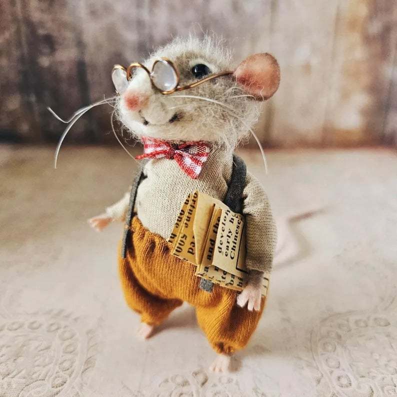 ⏰2025 HOT SALE NOW 50% OFF - Handmade Cute Needle Felted Mouse
