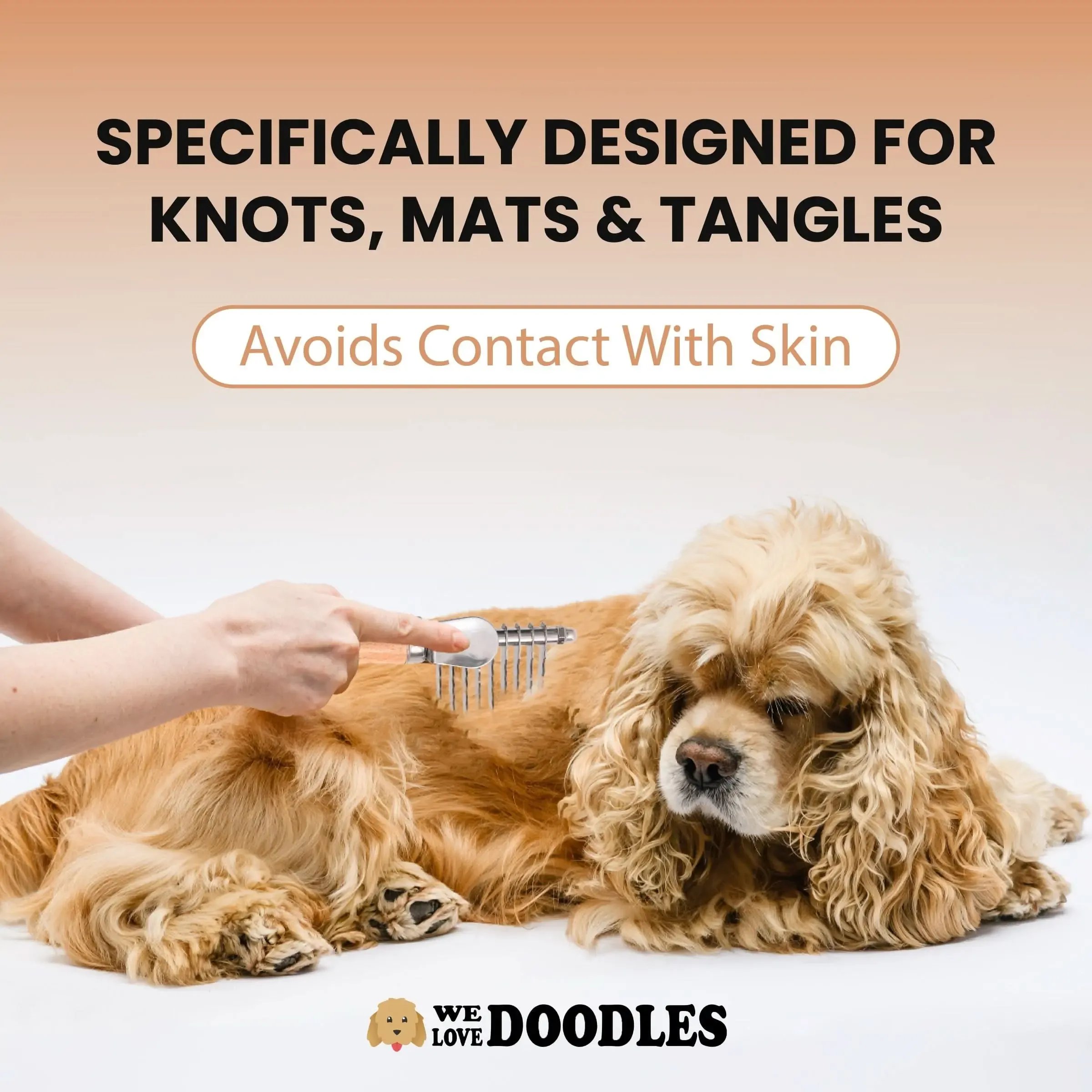 🐶Dog Dematting Brush & Undercoat Rake – Say Goodbye to Tangles, Hello to Smooth Fur! ✨