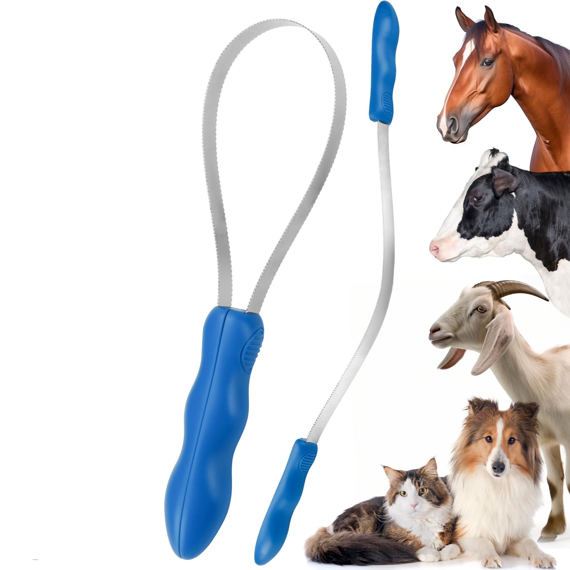 Dual-Sided Shedding Blade Pet Hair Brush