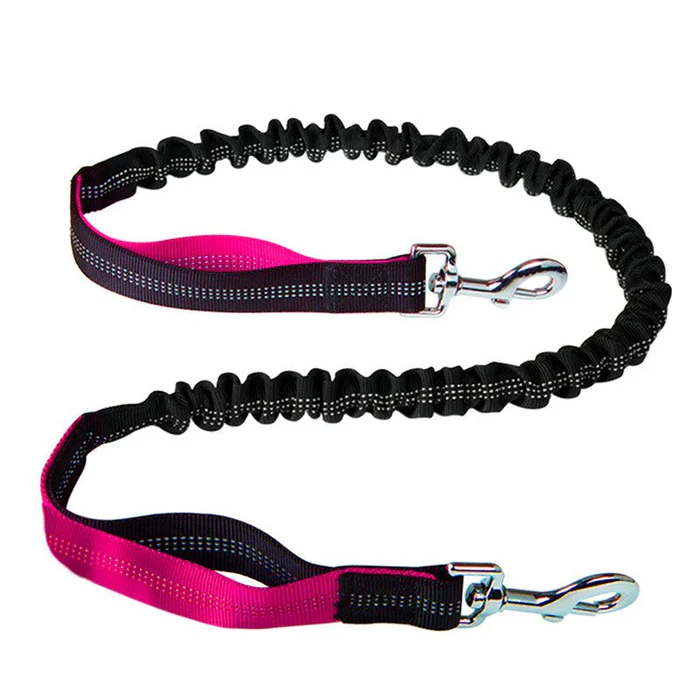Hands-Free Reflective Dog Leash with Waist Zipper Pocket