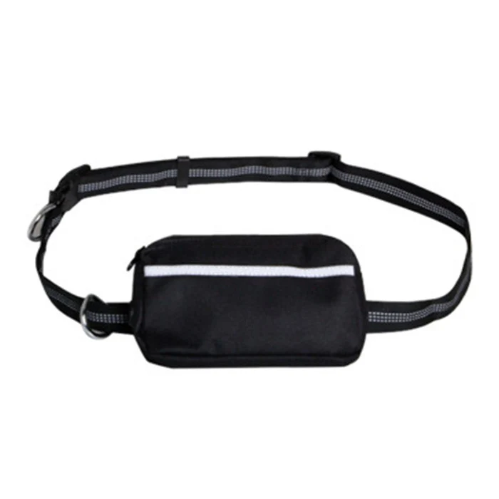 Hands-Free Reflective Dog Leash with Waist Zipper Pocket