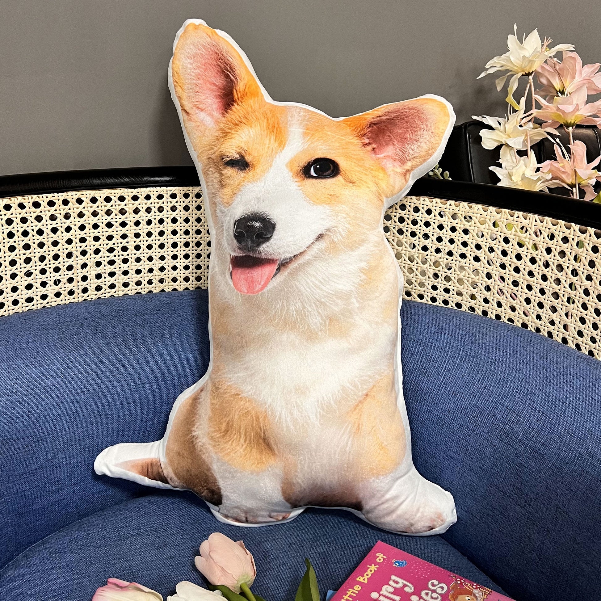 Custom Pet Photo Shape Pillow