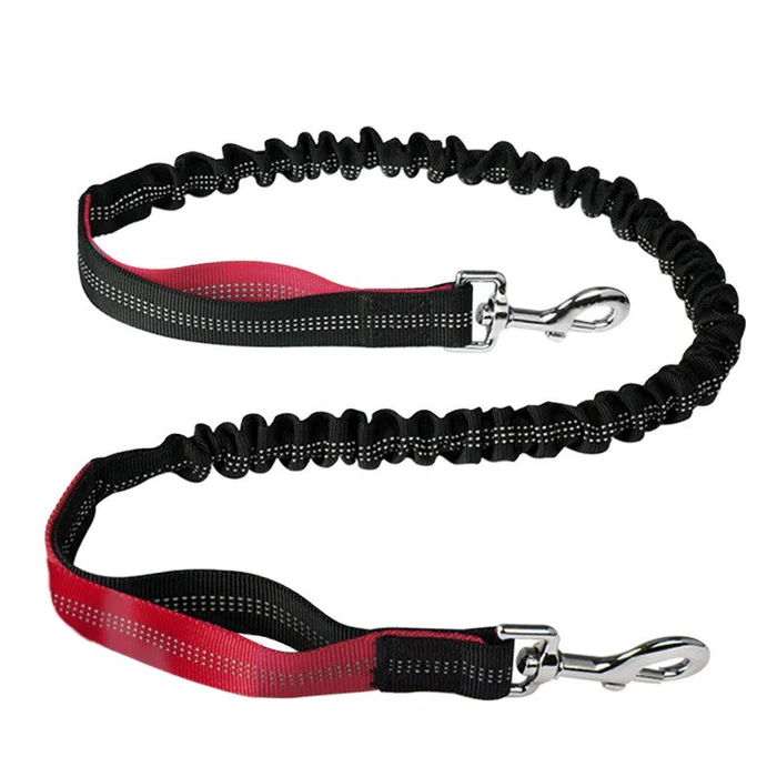 Hands-Free Reflective Dog Leash with Waist Zipper Pocket