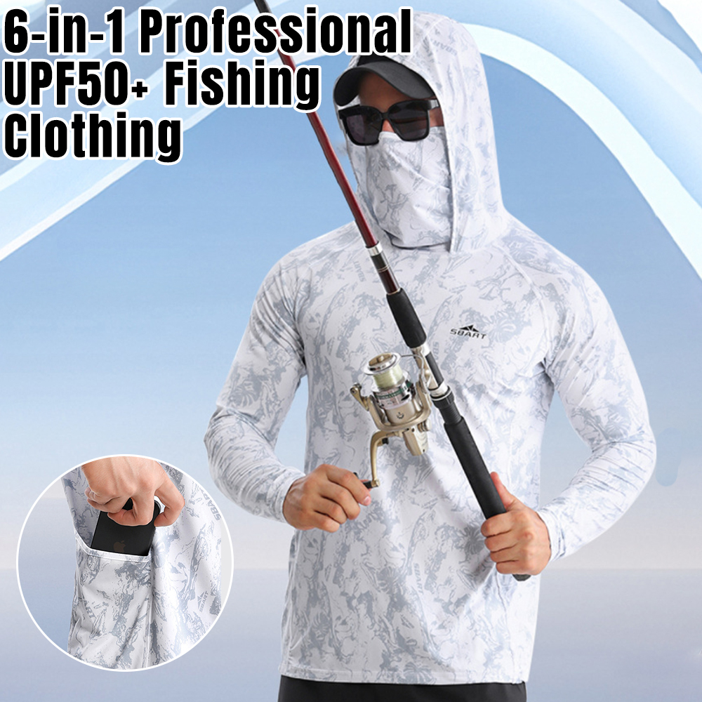 Shobous 6-in-1 Professional UPF50+ Fishing Clothing